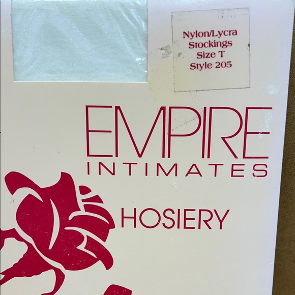 Empire Intimates Classic White Hosiery - Picture 1 of 5
